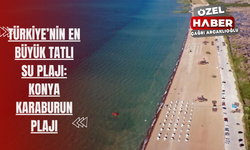 Türkiye’nin en büyük tatlı su plajı: Konya Karaburun plajı