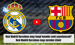 Real Madrid Barcelona maçı hangi kanalda canlı yayınlanacak? Real Madrid Barcelona maçı nereden izlenir