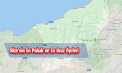 Rize'nin En Pahalı ve En Ucuz İlçeleri