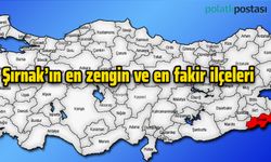 Şırnak'ın en zengin ve en fakir ilçeleri