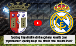 Sporting Braga Real Madrid maçı hangi kanalda canlı yayınlanacak? Sporting Braga Real Madrid maçı nereden izlenir