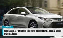 Toyota Corolla Fiyat Listesi Ekim 2023! İndirimli Toyota Corolla Güncel Fiyatı Belli Oldu!