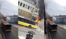 İstanbul'da Yolcu Otobüsünde Korkutan Yangın
