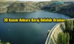 30 Kasım Ankara Baraj Doluluk Oranları: Ankara'nın Kaç Günlük Suyu Var?