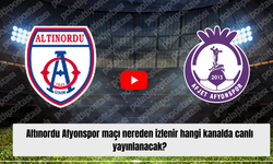 Altınordu Afyonspor maçı nereden izlenir hangi kanalda canlı yayınlanacak?