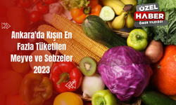 Ankara'da Kışın En Fazla Tüketilen Meyve ve Sebzeler 2023