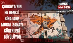 Çankaya’nın en renkli binaları! Mural Sanatı görenleri büyülüyor