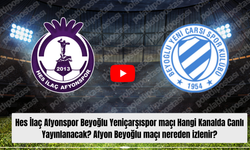 Hes İlaç Afyonspor Beyoğlu Yeniçarşıspor maçı Hangi Kanalda Canlı Yayınlanacak? Afyon Beyoğlu maçı nereden izlenir?