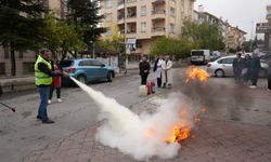 Keçiören Belediyesi, sivil savunma ve yangın söndürme tatbikatlarına devam ediyor