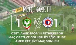 ÖZET: Amedspor 1-1 Fethiyespor maç özeti ve golleri izle youtube Amed Fethiye maç sonucu