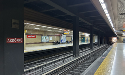 Ankara metrosunda intihar girişimi