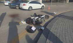 Ankara’da araç ile çarpışan motosikletli kurye hayatını kaybetti