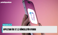 Apple'dan iOS 17.1.2 güncelleyin uyarısı