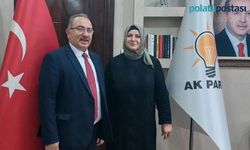 Aysel Demir'den Yeni AK Parti Polatlı İlçe Başkanı'na Hayırlı Olsun Ziyareti