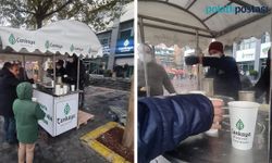 Çankaya Belediyesi Soğuk Kış Gününde Vatandaşların İçini Isıtıyor