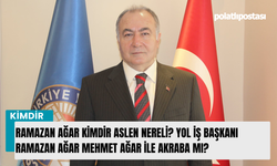 Ramazan Ağar kimdir aslen nereli? Yol İş Başkanı Ramazan Ağar Mehmet Ağar ile akraba mı?