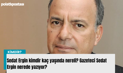 Sedat Ergin kimdir kaç yaşında nereli? Gazeteci Sedat Ergin nerede yazıyor?