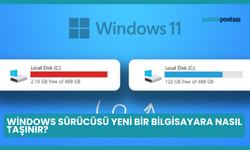 Windows Sürücüsü Yeni Bir Bilgisayara Nasıl Taşınır?