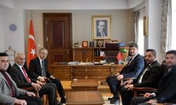 AK Parti ve MHP İlçe Başkanlarından Kaymakam Parlar’a Ziyaret
