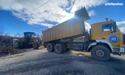 Akyurt Belediyesi, Balıkhisar Mahallesinde yol düzenleme çalışmalarını sürdürüyor