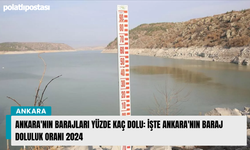 Ankara'nın barajları yüzde kaç dolu: İşte Ankara'nın baraj doluluk oranı 2024