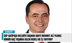 CHP Gazipaşa Belediye Başkan Adayı Mehmet Ali Yılmaz kimdir kaç yaşında aslen nereli ne iş yapıyor?