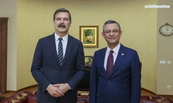 CHP lideri Özel, TİP Genel Başkanı Baş’ı ağırladı