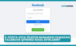 E-posta veya Telefon Numarası Olmadan Facebook Şifrenizi Nasıl Sıfırlanır?