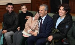 Engelli vatandaşlar Başkan Yıldızkaya'yı ziyaret etti