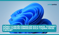Görev Çubuğu Simgeleri Sola Nasıl Taşınır? Görev Çubuğu Simgeleri Sola Taşıma Nasıl Yapılır?