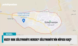 Kuzey Irak Süleymaniye nerede? Süleymaniye'nin nüfusu kaç?