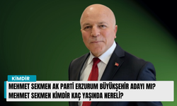 Mehmet Sekmen AK Parti Erzurum Büyükşehir Adayı mı? Mehmet Sekmen kimdir kaç yaşında nereli?
