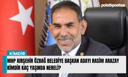 MHP Kırşehir Özbağ Belediye Başkan Adayı Rasim Arazay kimdir kaç yaşında nereli?