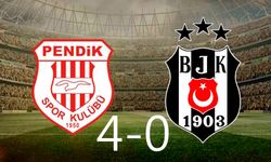 Pendikspor 4-0 Beşiktaş Maç Özeti ve Golleri: Siyah Beyazlı Takıma Büyük Şok