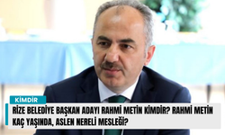 Rize Belediye Başkan Adayı Rahmi Metin kimdir? Rahmi Metin kaç yaşında, aslen nereli mesleği?