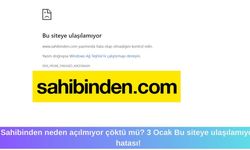 Sahibinden neden açılmıyor? Sahibinden.com çöktü mü? 3 Ocak Bu siteye ulaşılamıyor hatası! ne