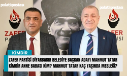 Zafer Partisi Diyarbakır Belediye Başkan adayı Mahmut Tatar kimdir anne babası kim? Mahmut Tatar kaç yaşında mesleği?