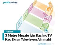 3 Metre Mesafe İçin Kaç İnç TV, Kaç Ekran Televizyon Alınmalı?