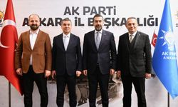 Ak Parti ve MHP İlçe başkanlarından Hakan Han Özcan’a ziyaret