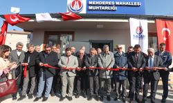 Başkan Ercan Menderes Mahallesi muhtarlık binasını hizmete açtı