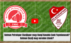 Batman Petrolspor 1-1 Elazığspor maçı özeti Batman Elazığ özet