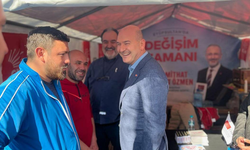 Süleyman Soylu, CHP'nin standını ziyaret etti