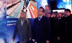 İmamoğlu çiftinden 'Erdoğan sergisi'ne ziyaret