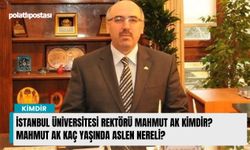İstanbul Üniversitesi Rektörü Mahmut Ak kimdir? Mahmut Ak kaç yaşında aslen nereli?