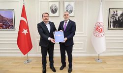 Memur-Sen Genel Başkanı, Bakan Işıkhan ile görüştü