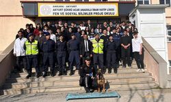 Akyurt'ta jandarma öğrenciler için mesleki tanıtım etkinliği yapıldı