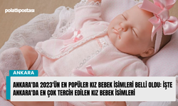 Ankara'da 2023'ün En Popüler Kız Bebek İsimleri Belli Oldu: İşte Ankara'da en çok tercih edilen kız bebek isimleri