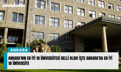 Ankara'nın En İyi 10 Üniversitesi Belli oldu! İşte Ankara'da En iyi 10 üniversite