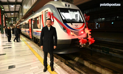 Asım Balcı, Ankara-Kayaş-Elmadağ Bölgesel Treni’nin ilk seferine eşlik etti