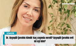 Dr. Ayşegül Çoruhlu kimdir kaç yaşında nereli? Ayşegül Çoruhlu evli mi eşi kim?